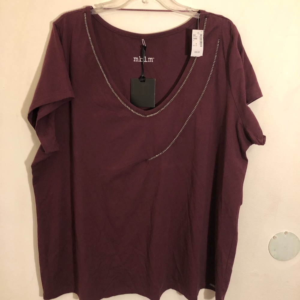 NWT mblm plus top